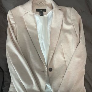 H&M tan blazer size 2